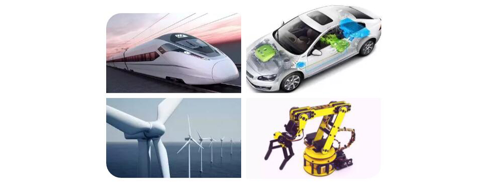 高鐵、新能源汽車、風力發(fā)電、機器人、5G基站用IGBT模塊 